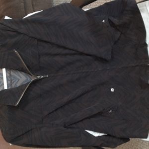 Zenergy by Chicos Neema animal print jacket- Color: Brown/black - Size: 1